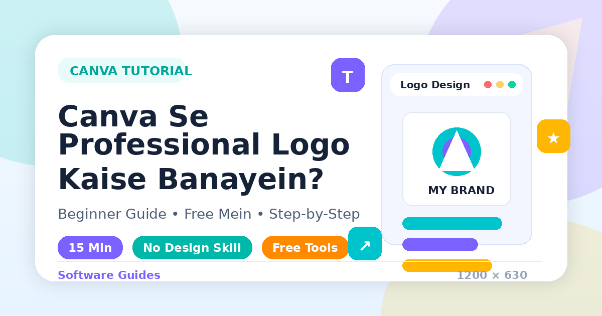 Canva Se Professional Logo Kaise Banayein? Beginner Guide