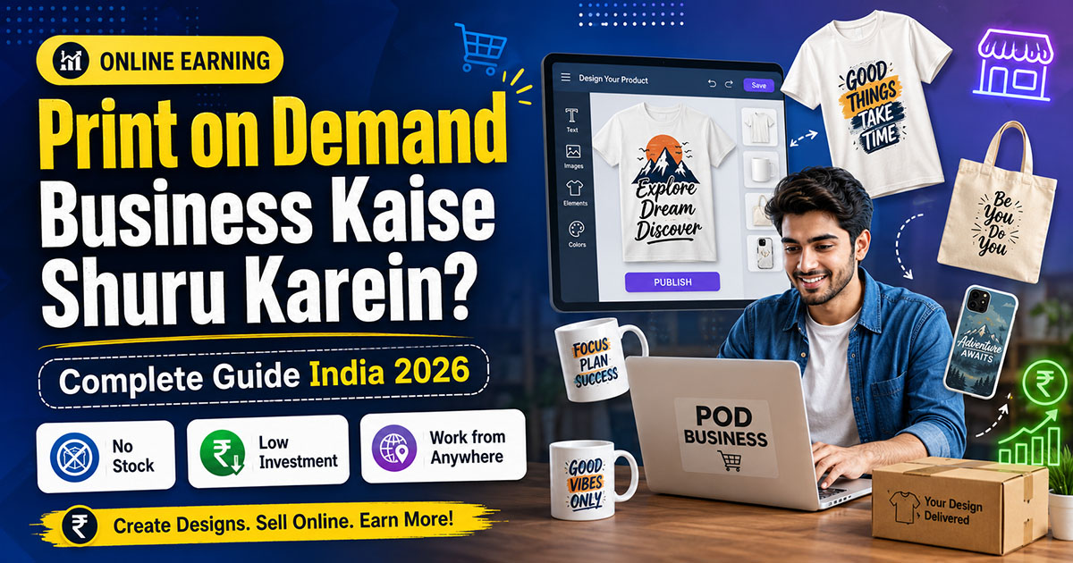 Print on Demand Business Kaise Shuru Karein? Complete Guide India 2026